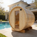 Tampere Finnish Barrel Sauna with WiFi Heater