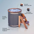 Cold Therapy 1 Person Ice Bath 118 Gallon Cold Plunge 37.5" X 33.25"
