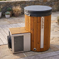 Icetubs IceBarrel Thermowood And Fiberglass Cold Plunge Immersion Tub (SAK68129)