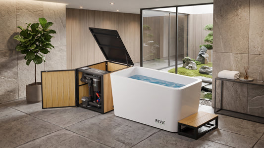 X Tub Cold Plunge + LUX High Performance Chiller and Filtration System