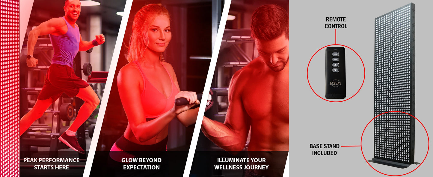 EXESAS 1216 Red Light Therapy Device