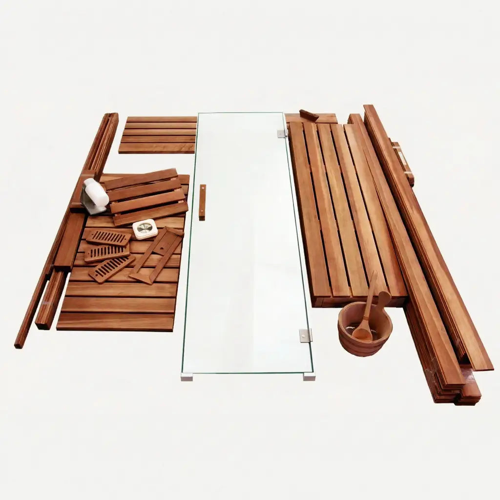 Custom Indoor Sauna Room Kit - 4' x 4' x 8'
