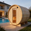 Vassa Finnish Barrel Sauna with WiFi Heater