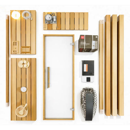Custom Indoor Sauna Room Kit - 4' x 4' x 8'
