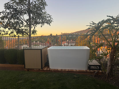 X Tub Cold Plunge + LUX High Performance Chiller and Filtration System