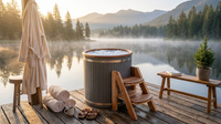 Cold Therapy 1 Person Ice Bath 118 Gallon Cold Plunge 37.5" X 33.25" — Lifestyle