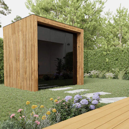 ThermaSol Fortis Fully-Assembled 4-Person Outdoor Sauna Cabin