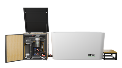 X Tub Cold Plunge + LUX High Performance Chiller and Filtration System
