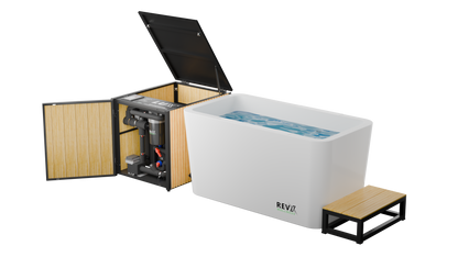 X Tub Cold Plunge + LUX High Performance Chiller and Filtration System